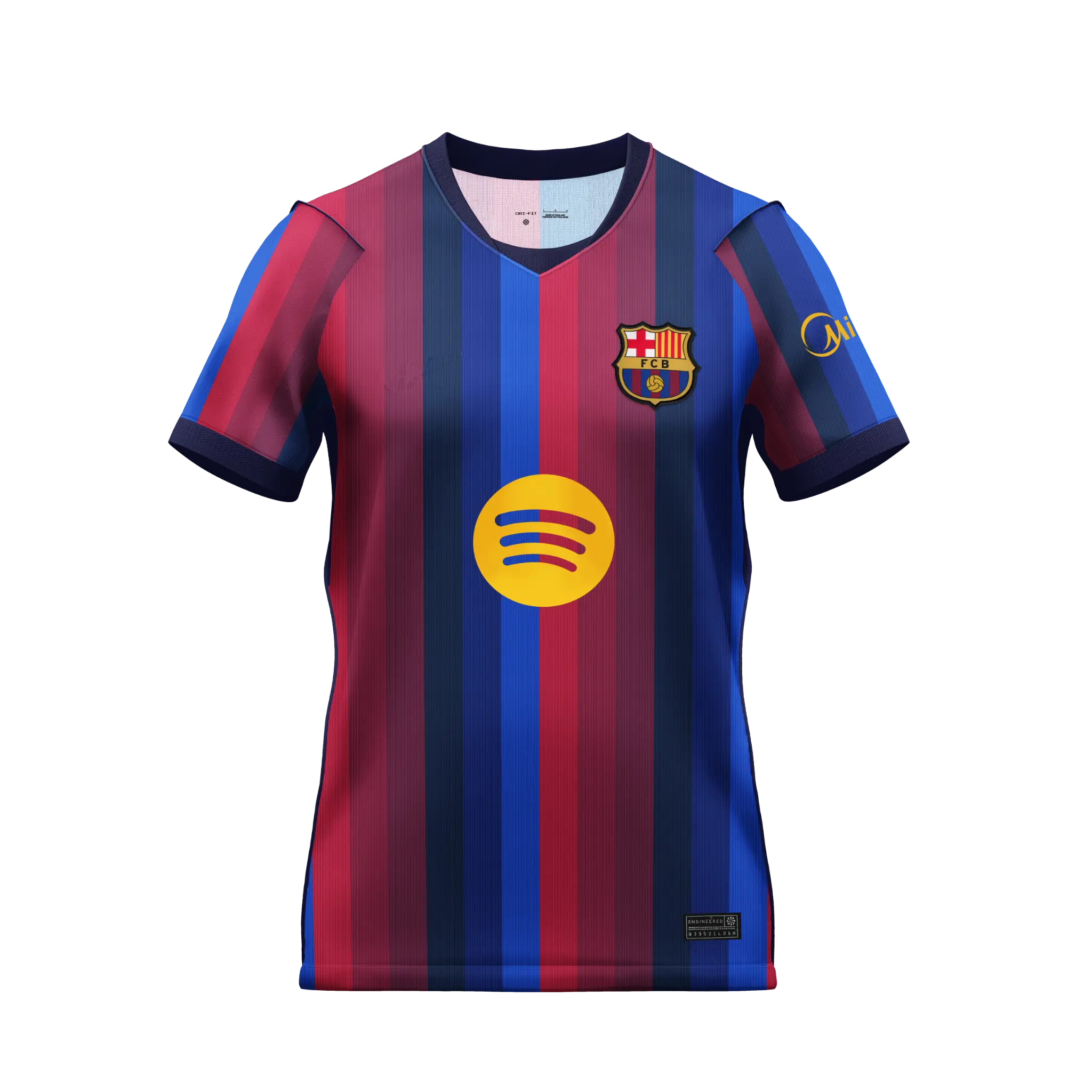 Fan version jersey example